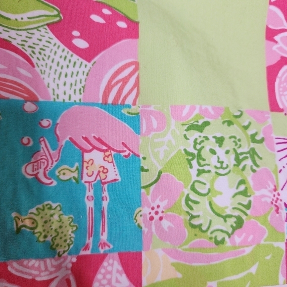 Vintage Lilly Pulitzer White Label Patchwork Skirt 6 - Picture 6 of 6